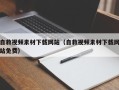 开原自救视频素材下载网站（自救视频素材下载网站免费）